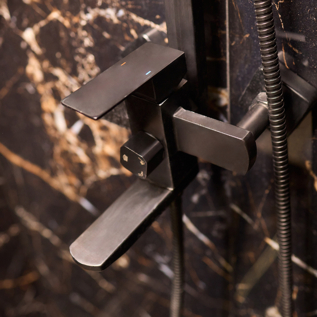 Clean faucet after mold and water damage removal